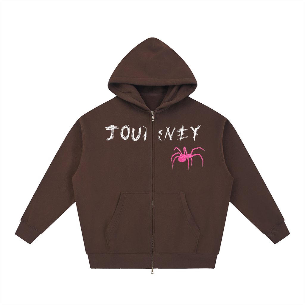 Journey Essential Oversized Fleece Boxy Hoodie