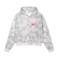 Journey Dirty Washed Zip-Up Fleece Hoodie