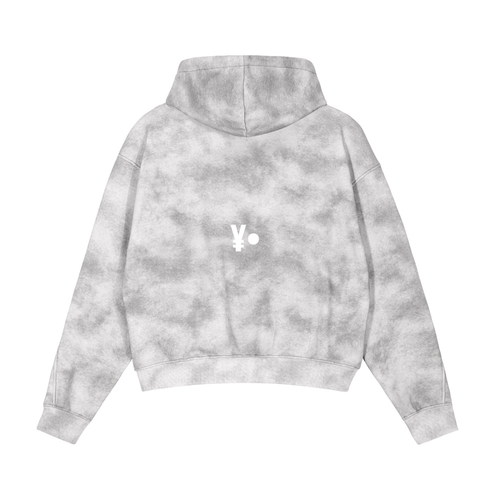 Journey Dirty Washed Zip-Up Fleece Hoodie